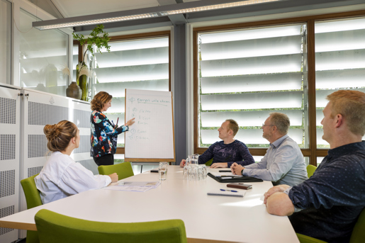 Medewerkers op kantoor